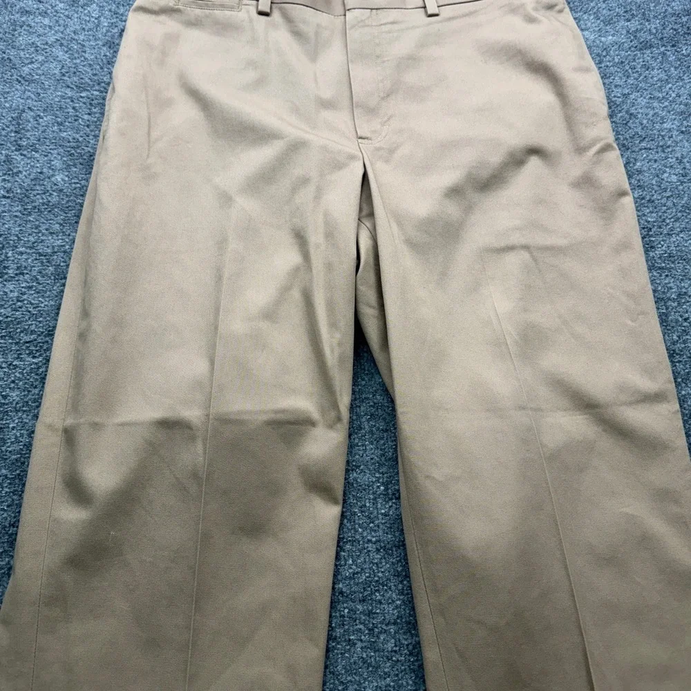 L.L. Bean Chino Pants Mens 36 Tan 30 Inseam Cotton Twill Workwear Classic Fit